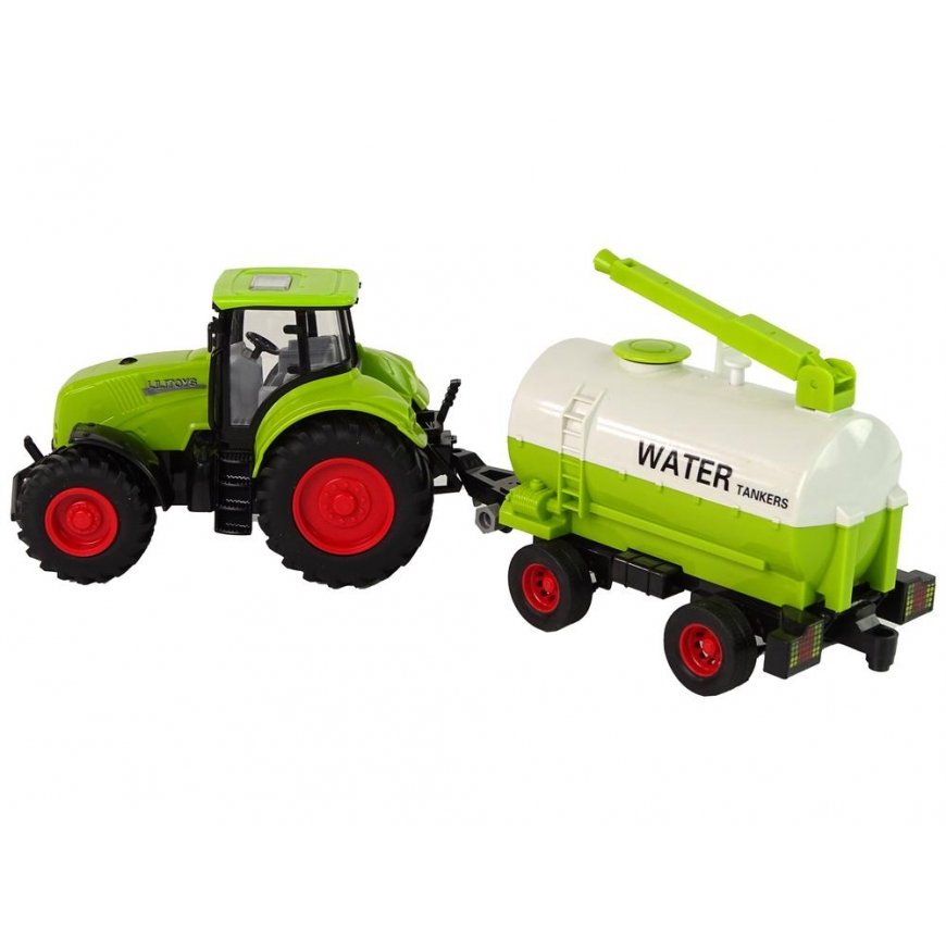 Lean Cars Traktorius su didele priekaba Green Farm – 3
