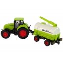 Lean Cars Tractor with large trailer Green Farm Lean Cars Tractor with large trailer Green Farm