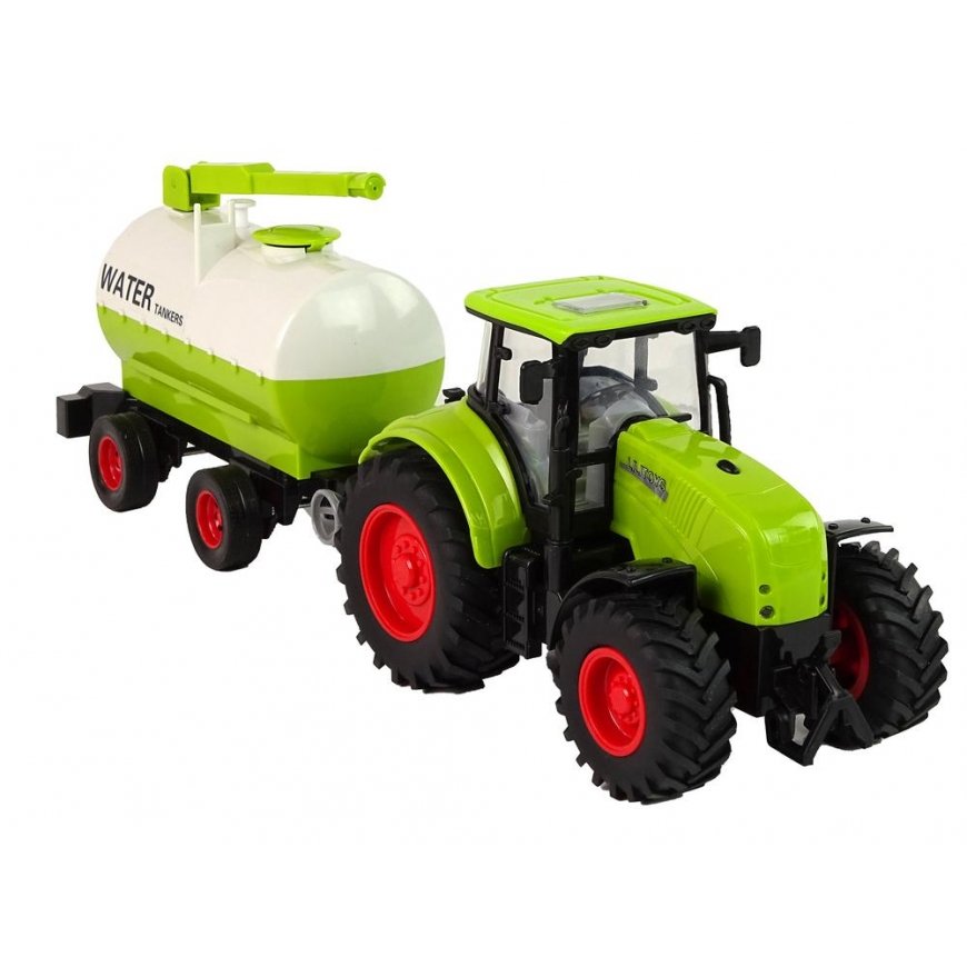 Lean Cars Traktorius su didele priekaba Green Farm – 4