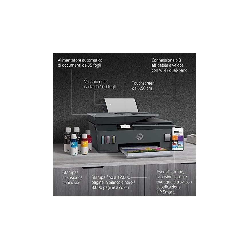 Daugiafunkcis spausdintuvas HP Smart Tank Plus 655