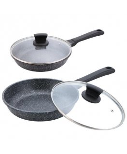 Maestro MR-1225-20 - Frying pan with granite coating and lid 20cm