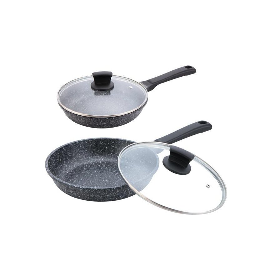Maestro MR-1225-20 - Keptuvė su granitine danga ir dangčiu 20cm