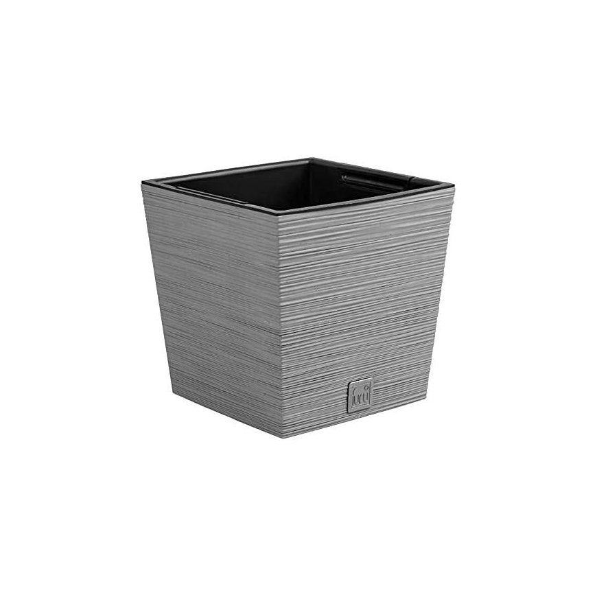 Prosperplast div class"int_ce_html"FURU SQUARE LOW flower pot - concrete/div – 3