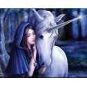 Beldizart Mergina ir vienaragis 50*40 cm AM1964 Beldizart Mergina ir vienaragis 50*40 cm AM1964
