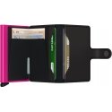Secrid Matte Miniwallet, black/fuchsia Secrid Matte Miniwallet, black/fuchsia