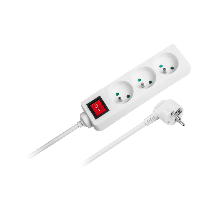 Rebel electrical network extension cord 3 sockets 5m - 1.5mm – 2