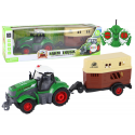Lean Cars RC Tractor Remote Control Tractor Agricultural Machine Trailer Remote Control 1:24 Lean Cars RC Tractor Remote Control Tractor Agricultural Machine Trailer Remote Control 1:24