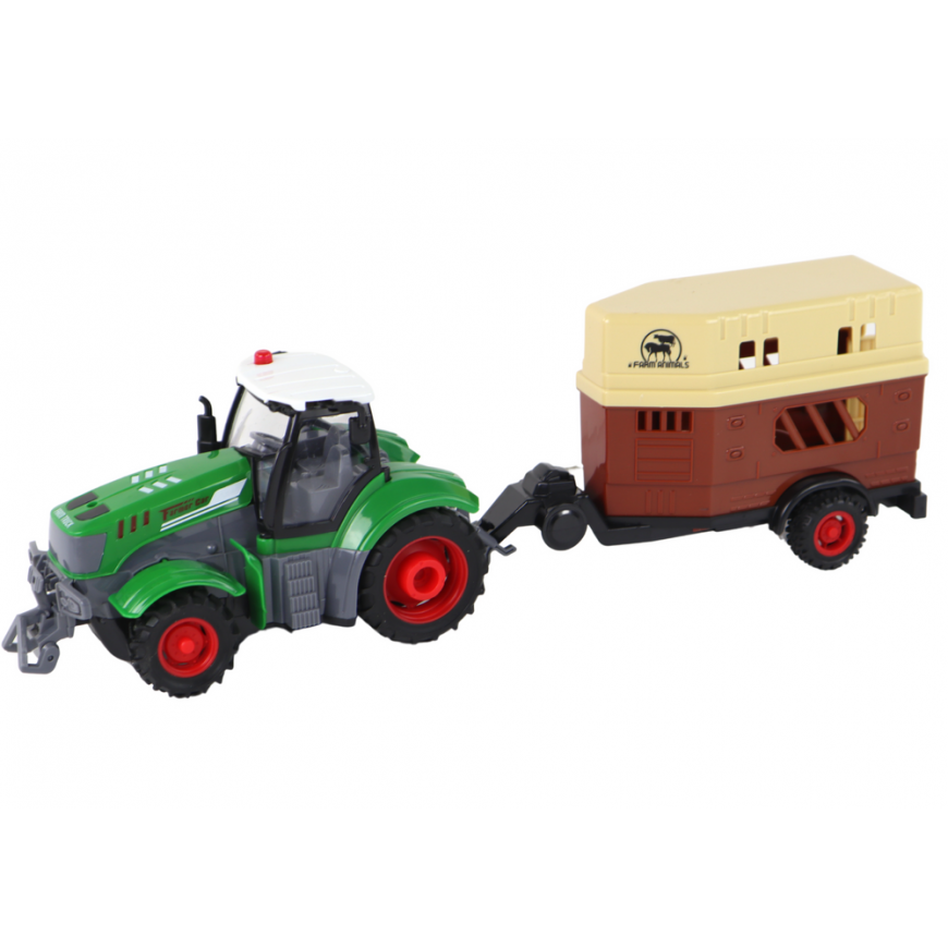 Lean Cars RC Tractor nuotolinio valdymo traktoriaus žemės ūkio mašinos priekabos nuotolinio valdymo pultas 1:24 – 2