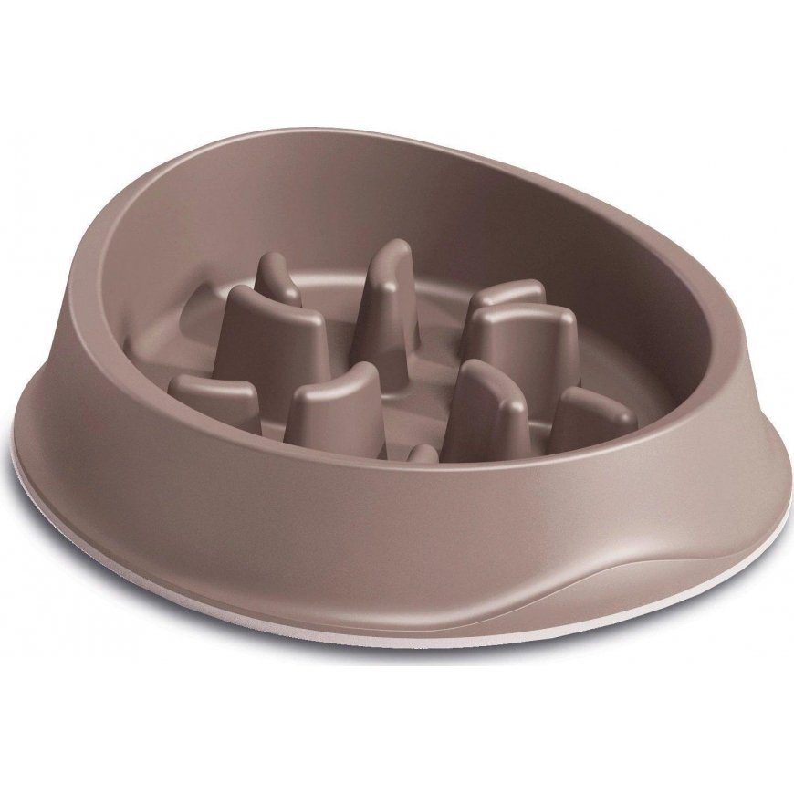 Zolux bowl SLOW FOOD 1 l light brown (474238TAU)