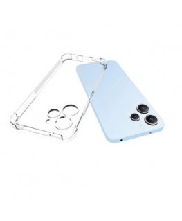 Evelatus Xiaomi Redmi 12 Military Shockproof Silicone Case Transparent Transparent