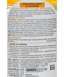 Garnier Skin Naturals dvifazis micelinis vanduo su arganų aliejumi 400ml