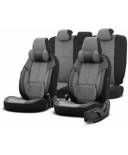 Car Seat Cover Set for Otom Voyager 102 Smoked 3 Zip