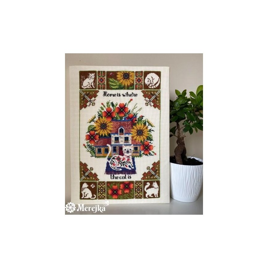 Merejka Namai yra ten, kur katė yra 27x43 SK220 – 5