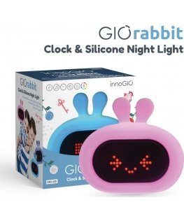 INNOGIO silicone night light with digital alarm clock GIORABBIT, GIO-135