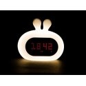 INNOGIO silicone night light with digital alarm clock GIORABBIT, GIO-135