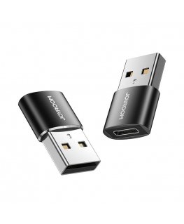 USB male-female Type-C adapter (2 pieces) Joyroom S-H152 (black)