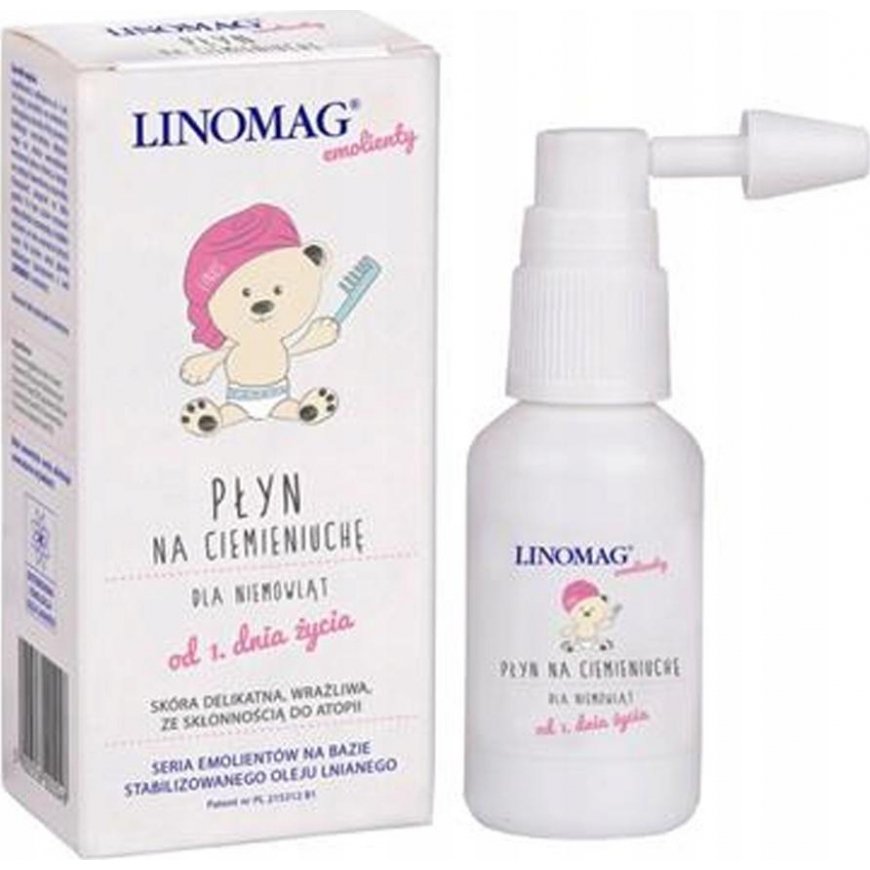Linomag PŁYN NA CIEMIENIUCHĘ DLA NIEMOWLĹ 30G K091