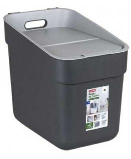 Curver / Keter CURVER KOSZ DO SEGREGACJI ŚMIECI 20L /CIEMNY GRAY/ JASNY GRAY