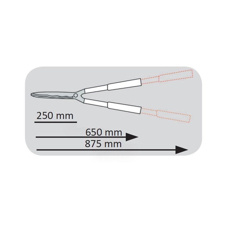 40050 Hedge shears 250mm, Proline – 3