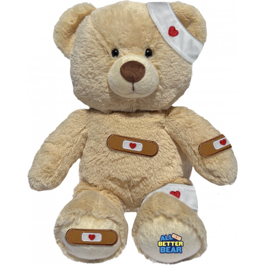 All Better Bear - a Finnish-speaking soft toy