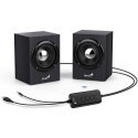 Computer speakers Computer speakers Genius speakers SP-HF385BT, 2.0, 4W, black, volume control, BT, wooden, 3.5 mm socket/blueto Computer speakers Computer speakers Genius speakers SP-HF385BT, 2.0, 4W, black, volume control, BT, wooden, 3.5 mm socket/blueto