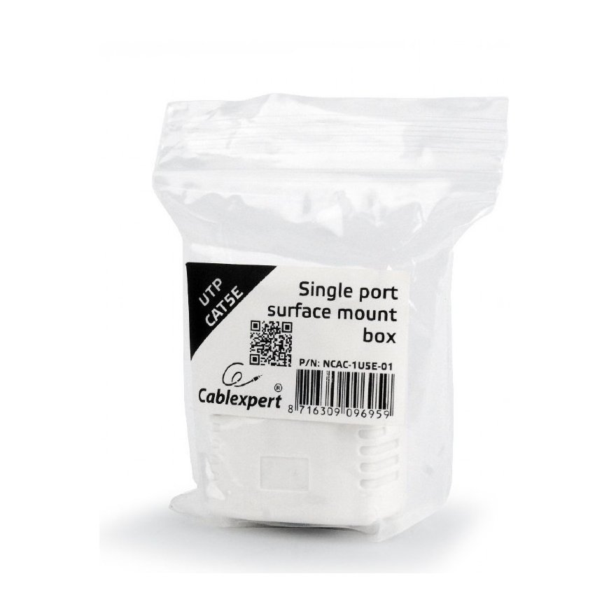 Gembird NCAC-1U5E-01 laido jungtis RJ-45 Balta – 3