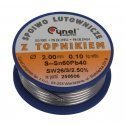 Solder with flux CYNEL Sn60Pb40 SW26 0.70mm 100g Solder with flux CYNEL Sn60Pb40 SW26 0.70mm 100g