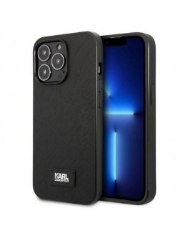 Karl Lagerfeld Case iPhone 13 Pro KLHCP13LSFMP2K Black Hard Case Saffiano Logo