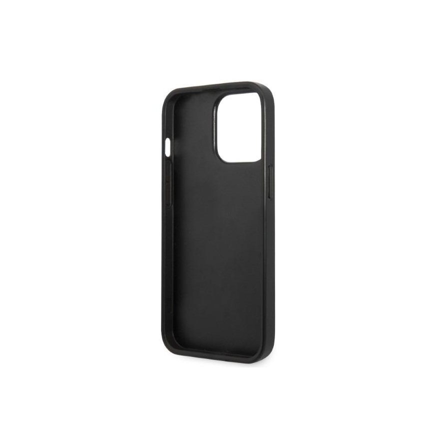 Karl Lagerfeld Case iPhone 13 Pro KLHCP13LSFMP2K Black Hard Case Saffiano Logo – 5