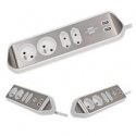 Brennenstuhl estilo 4 socket electrical strip 2 m white (1153594420)