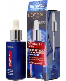 L'Oreal L&39Oreal Paris Revitalift lazerinis Pure Retinol naktinis serumas raukšlėms mažinti 30 ml