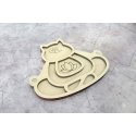 Beldizart Bead holder "Cat-Yogi" (with cover) OR-176