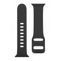 Tactical Apple Watch 38/40/41mm Silicone Strap with Buckle Black