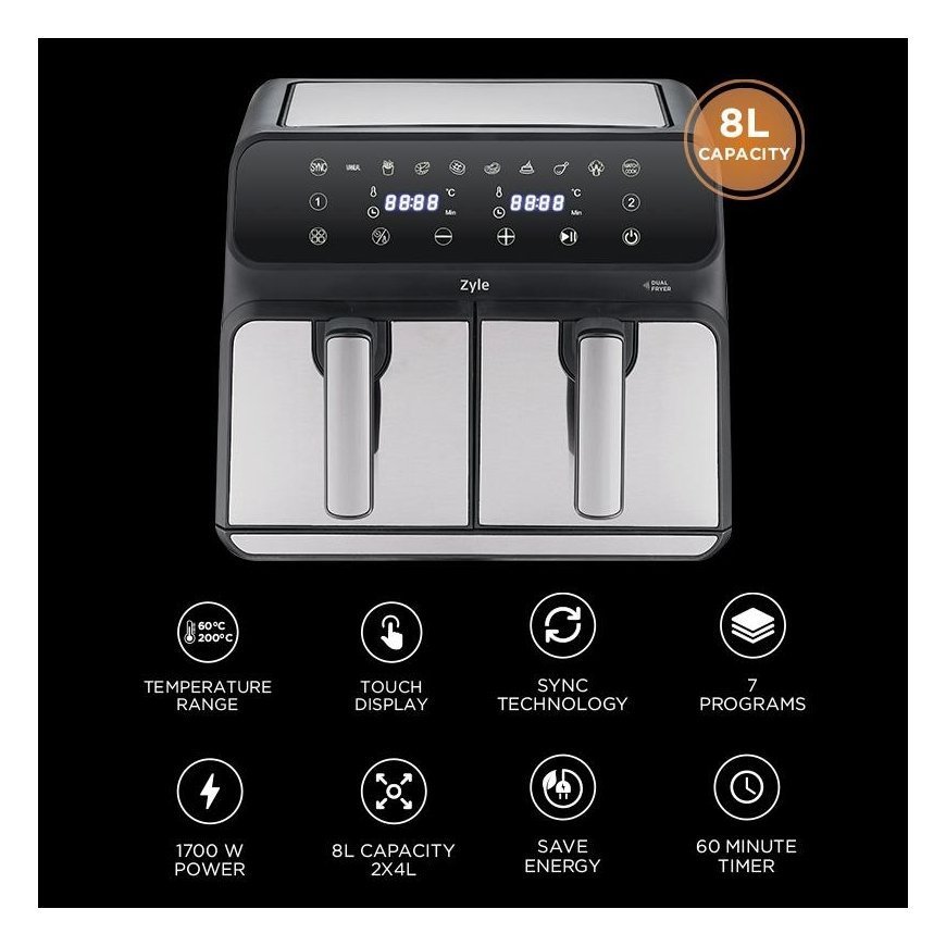 Hot air fryer Zyle ZY802DAF – 4