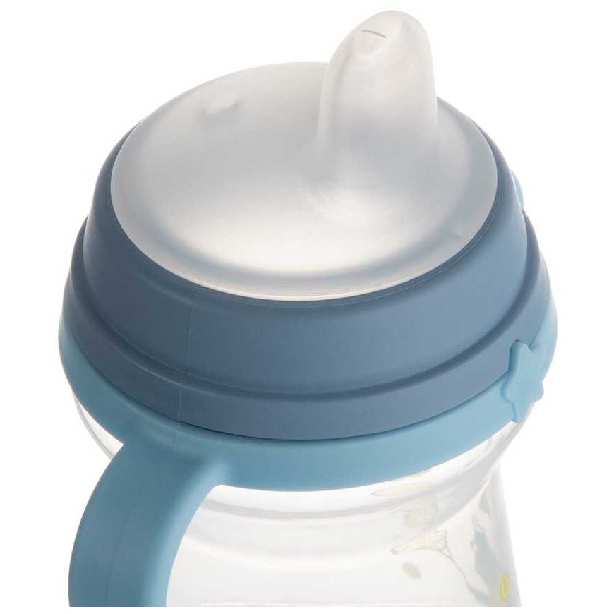 Canpolbabies CANPOL BABIES drinking bottle with silicone spout, FirstCup BONJOUR PARIS, 6m+, 150ml, blue, 56/612_blu – 3