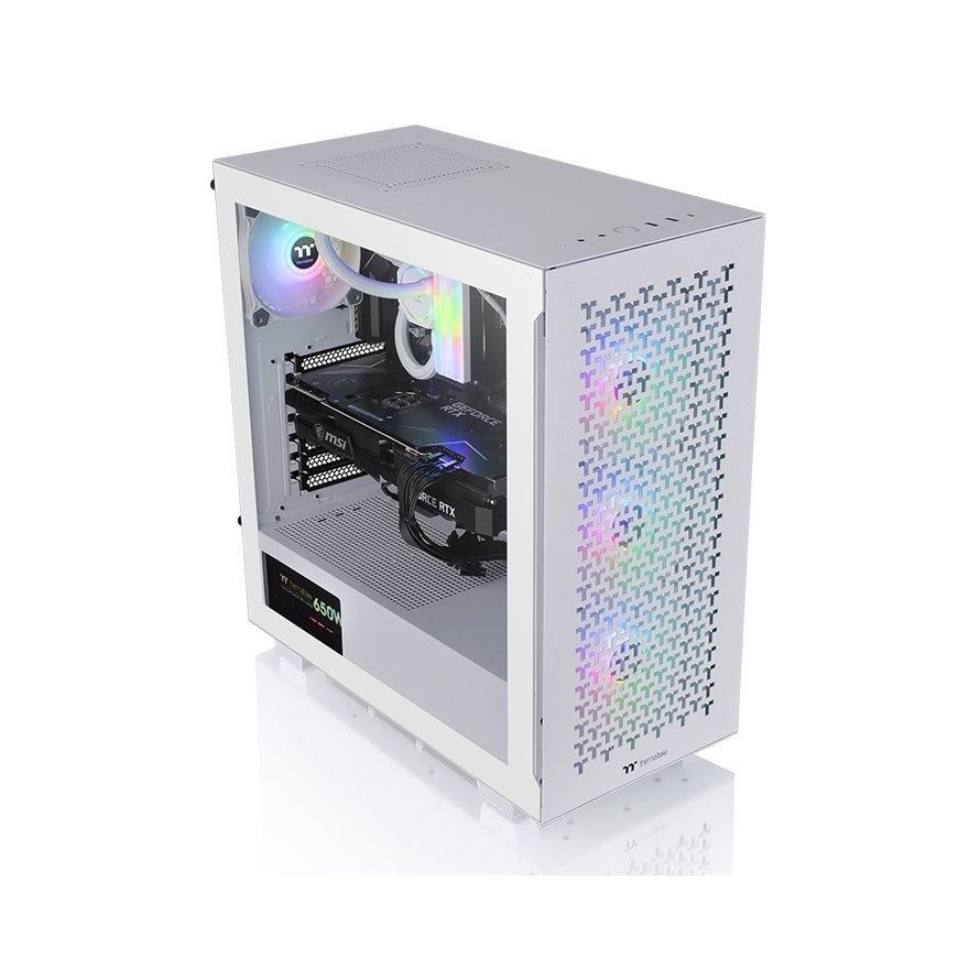 Thermaltake CA-1S3-00M6WN-03 kompiuterio korpusas „Midi Tower“ Balta – 2