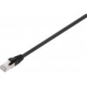 Fuj:tech CAT6A S/FTP network cable, 10 m, black