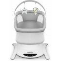 Lionelo Bella Set - multimedia, multifunctional rocking chair 2 in 1 with gondola | Gray concrete