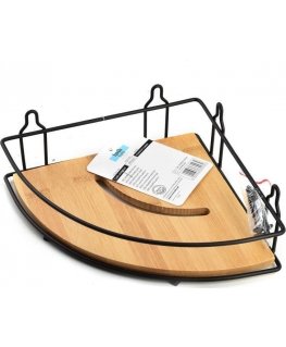 Bathlab By Mondex CARL BAMBOO Bathroom shelf h6.5x19x20ccm Level 1