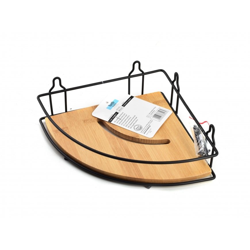 Bathlab By Mondex CARL BAMBOO Bathroom shelf h6.5x19x20ccm Level 1 – 3