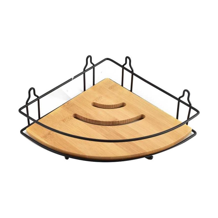 Bathlab By Mondex CARL BAMBOO Bathroom shelf h6.5x19x20ccm Level 1 – 5