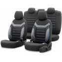 Otom Custom 203 Black/Blue 3 Zipper Car Seat Cover Set
