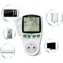 Qoltec Wattmeter energy consumption meter PM0627 with measurement history | 3680w | 16a | LCD Qoltec Wattmeter energy consumption meter PM0627 with measurement history | 3680w | 16a | LCD