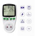 Qoltec Vatmetras energijos suvartojimo matuoklis PM0627 su matavimo istorija | 3680w | 16a | LCD Qoltec Vatmetras energijos suvartojimo matuoklis PM0627 su matavimo istorija | 3680w | 16a | LCD