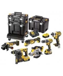 Dewalt battery kit Combo Li-Ion 18V DCD796 + DCF887 + DCS335 + DCS570 + DCH273 + DCG405 + 3 x DCB184 [DCK685P3T-QW