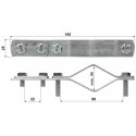 CLAMP FOR LIGHTNING ROD INSTALLATION JK-50