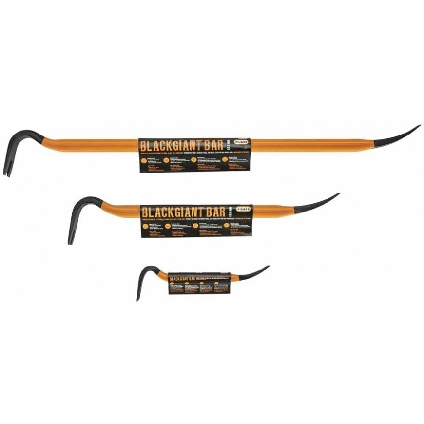 Picard Pinching Bar BlackGiant Set w. 300, 610, 930, 5,7kg – 2