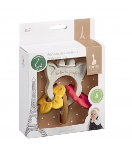 VULLI Sophie la girafe scented chew ring that develops the sense of smell, SENSE OF SMELL, 0months+, 010505