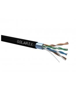Solarix mounting cable Solarix outdoor FTP, Cat5E, cable, PE, box 100m SXKD-5E-FTP-PE