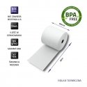 Qoltec 51892 Termorullis 80 x 80 | 55g/m2 | 10 gab | Bez BPA Qoltec 51892 Termorullis 80 x 80 | 55g/m2 | 10 gab | Bez BPA